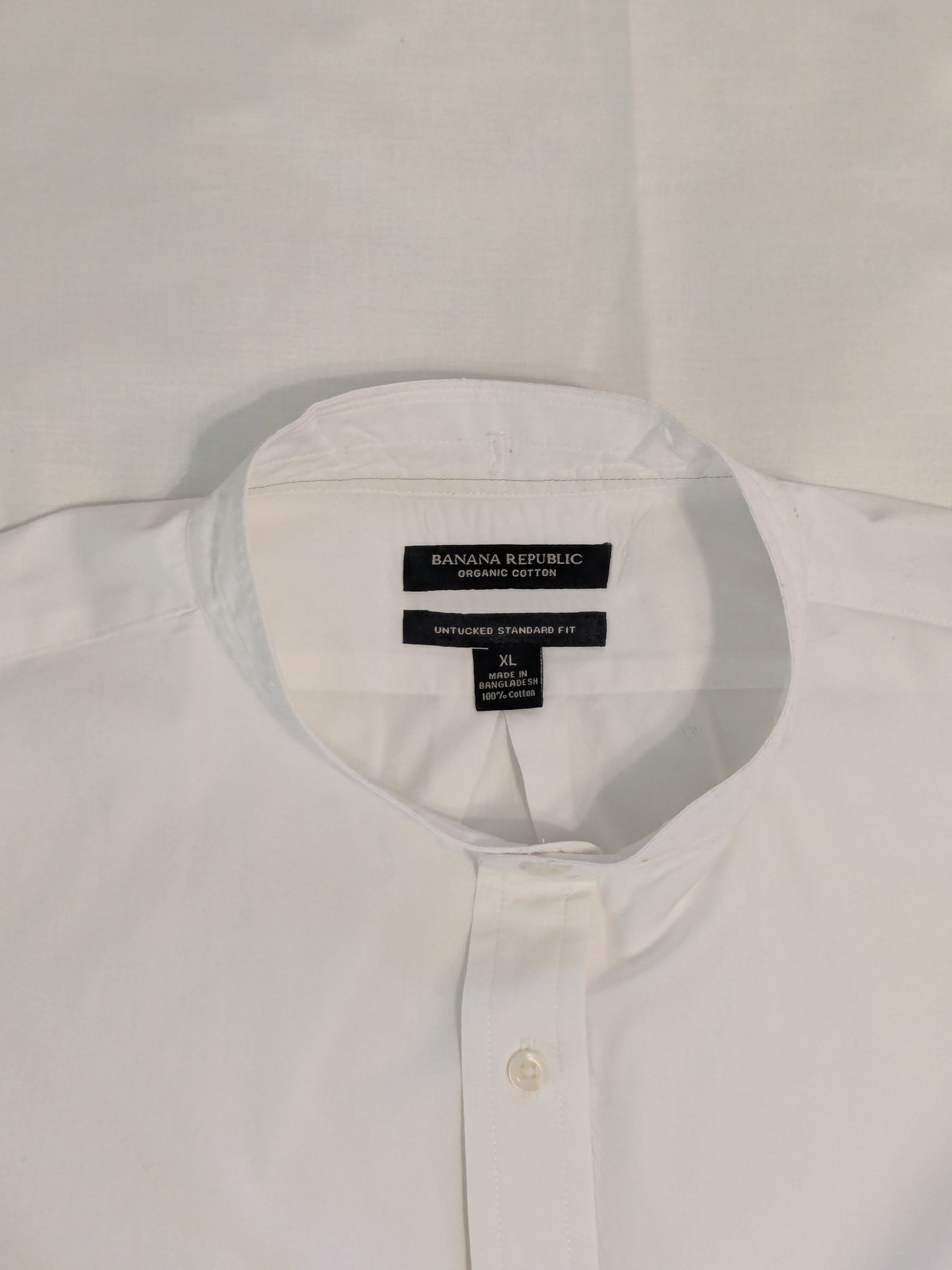 Upcycled Banana Republic Clerical Shirt for Cassock - Size XL