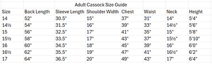 Adult Server Cassock