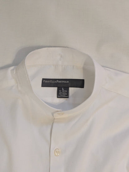 Upcycled PerryEllisPortfolio Clerical Shirt for Cassock - Size Large
