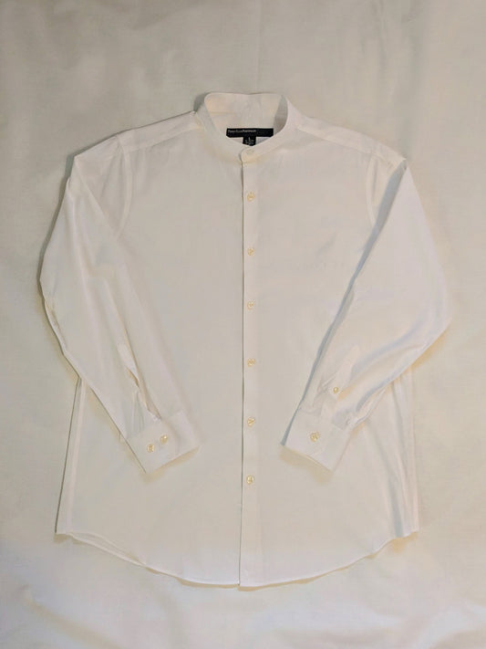 Upcycled PerryEllisPortfolio Clerical Shirt for Cassock - Size Large