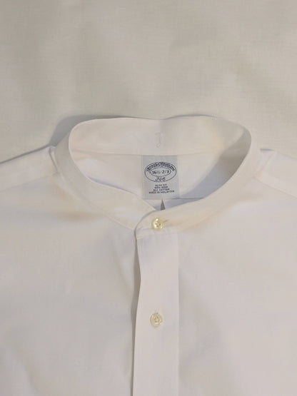 Upcycled BrooksBrothers Clerical Shirt for Cassock - Size Large