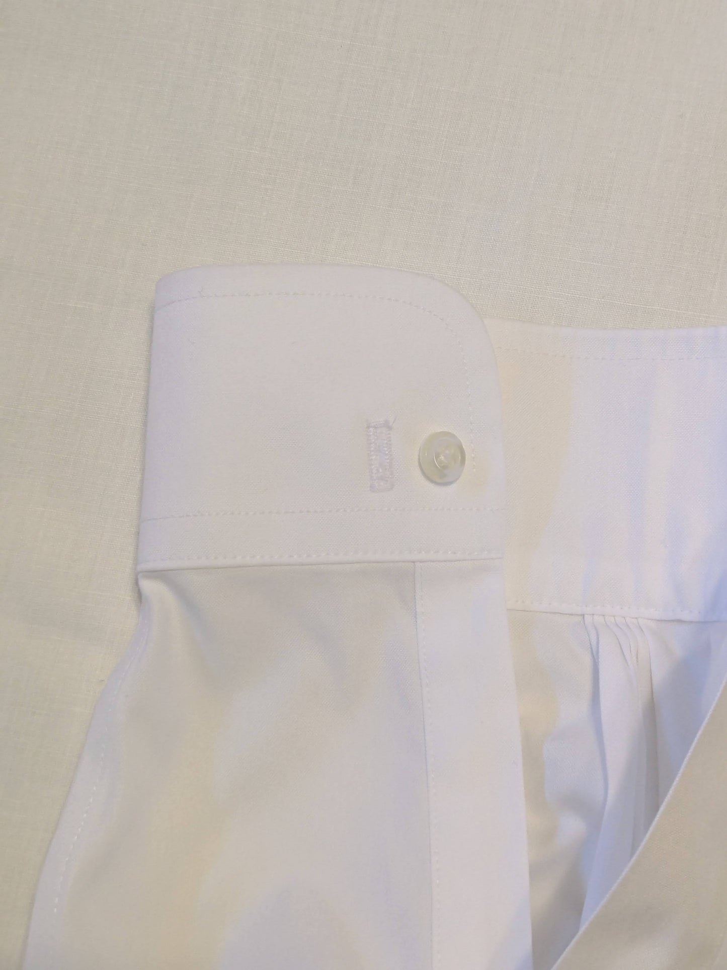 Upcycled BrooksBrothers Clerical Shirt - Size Large