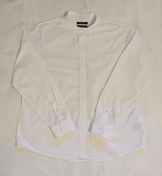 Upcycled Banana Republic Clerical Shirt for Cassock - Size XL