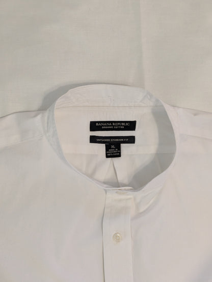 Upcycled Banana Republic Clerical Shirt for Cassock - Size XL