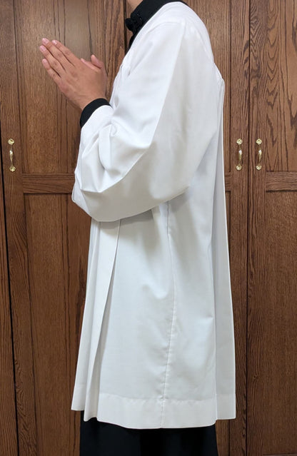 Custom Surplice Custom Linen Surplice – Ordo Melchisedech Clerical Attire and Vestments